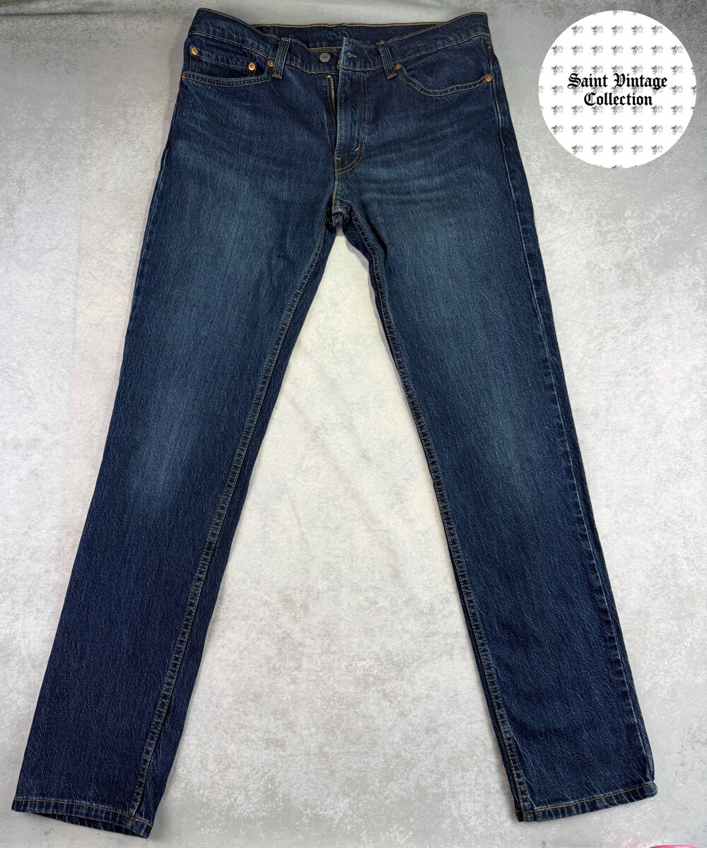 Levi Strauss 511 Slim Fit Jeans Blue Denim W34 L34